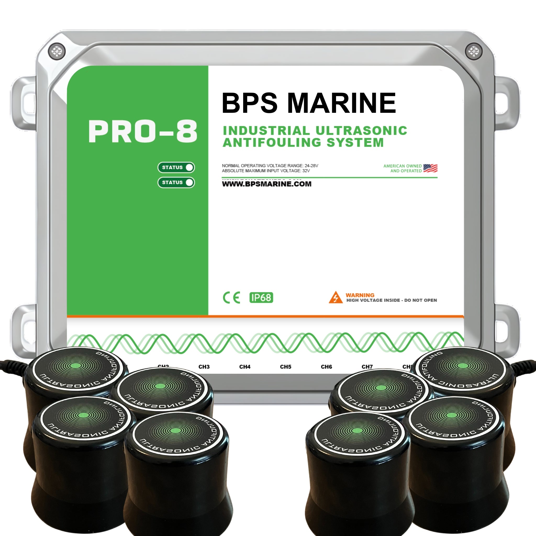 PRO-8 24V Ultraschall-Antifouling-System