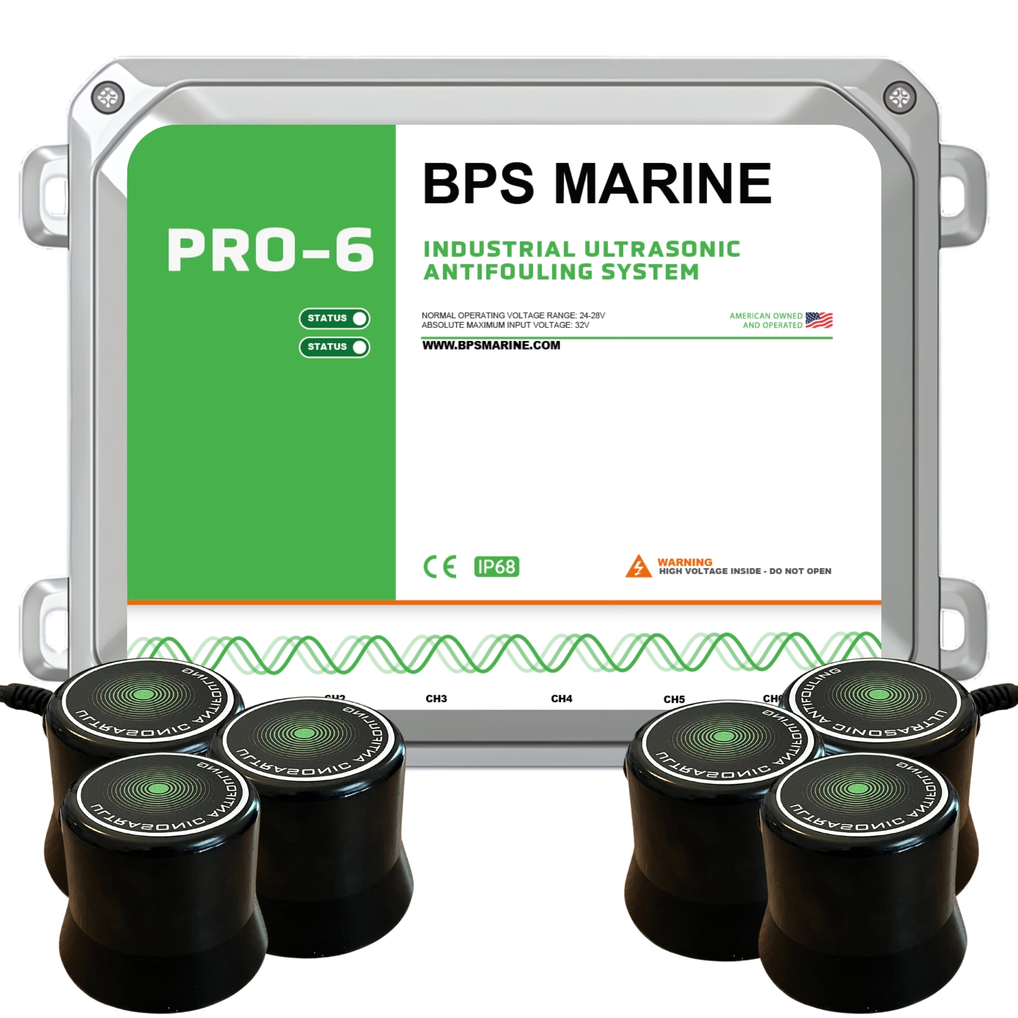 PRO-6 24V Ultraschall-Antifouling-System