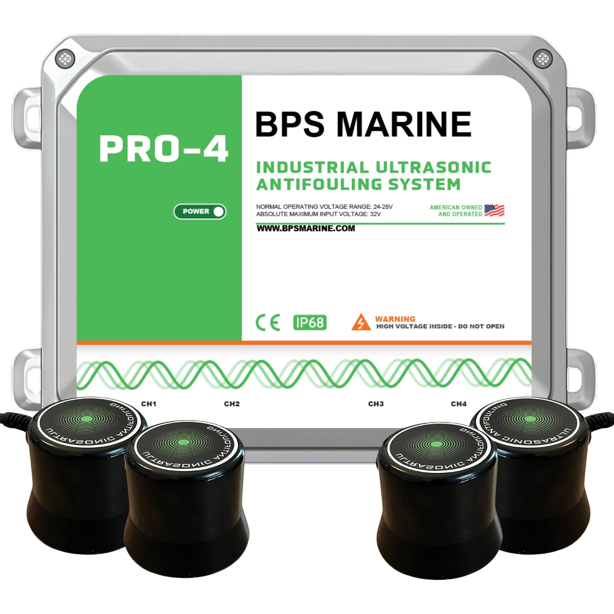 PRO-4 24V Ultraschall-Antifouling-System