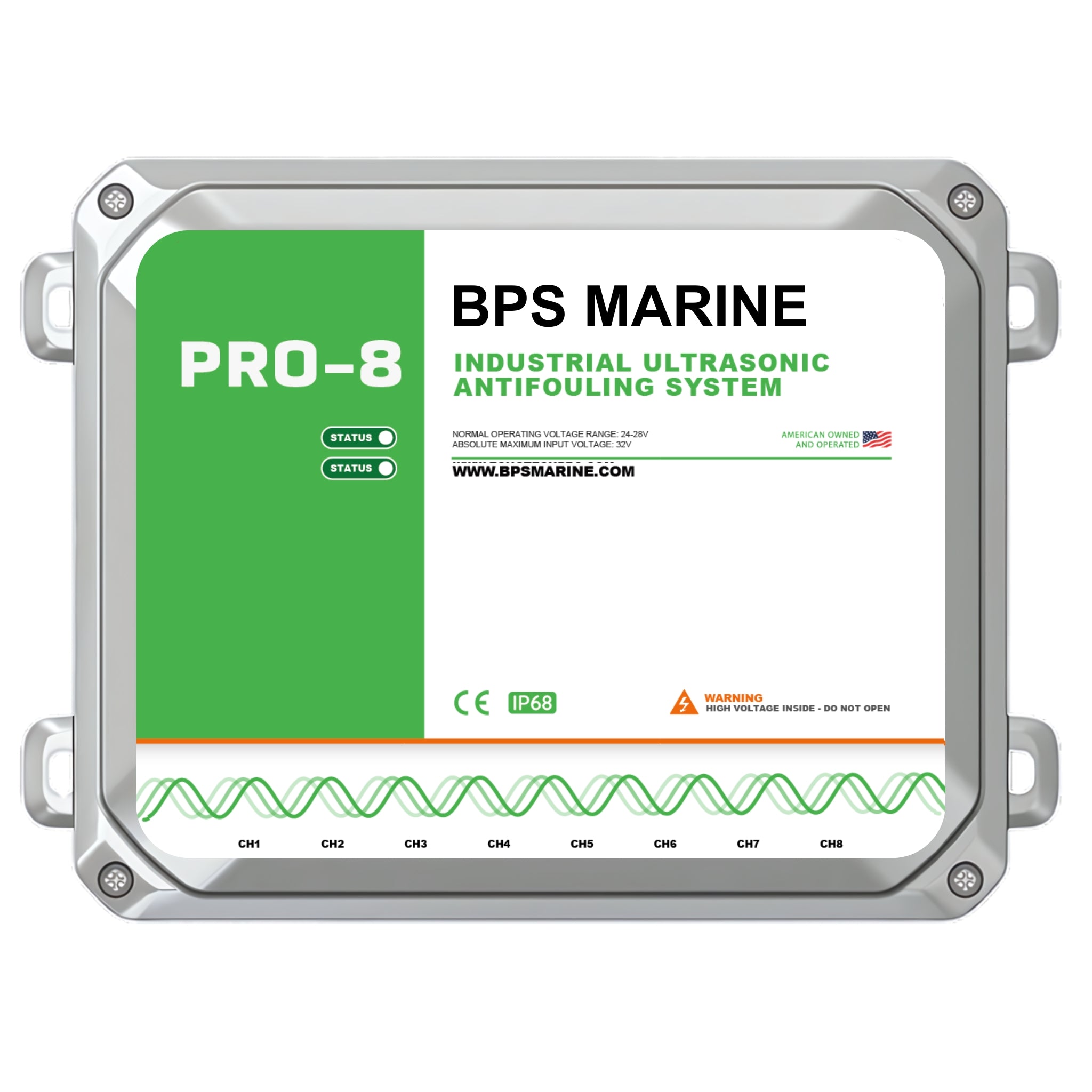 PRO-8 24V Ultraschall-Antifouling-System